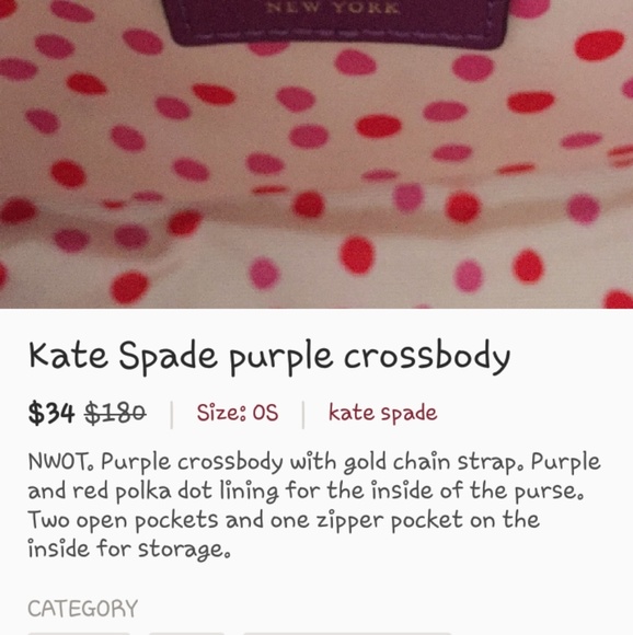 ♤New Kate Spade crossbody♤ - Picture 6 of 6